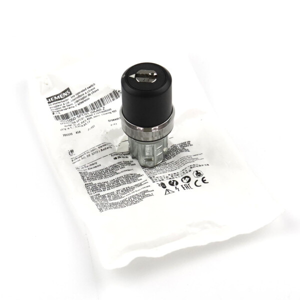 Siemens Schlüsselschalter 3SU1050-5PC01-0AA0-Z Z=Y01+E7 OVP