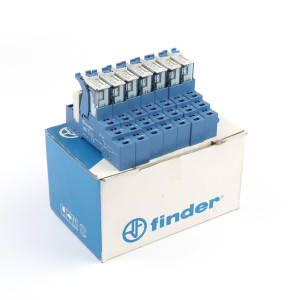 Finder Relaisbaustein 4C.51.9.024.0050 24VDC (7Stk.) OVP