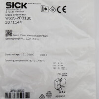 SICK Einweg-Lichtschranke WS2S-2D3130 2071144 OVP