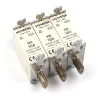 Siemens NH-Sicherungseinsatz 3NA3 803 10A (3Stk.) NOV