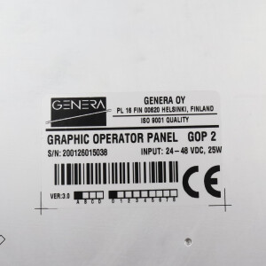 ABB/GENERA Operator Panel GOP 2 Ver:3.0 GEB