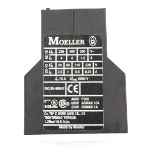 Moeller Hilfsschalterblock DILA-XHIC22 NOV