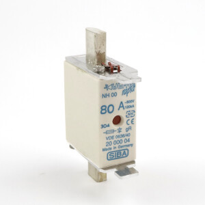 SIBA NH-Sicherungseinsatz 2000004 80A 500V NOV