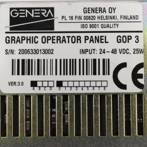 ABB/GENERA Operator Panel GOP 3 Ver: 3.0 GEB