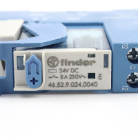 Finder Relaisbaustein 97.02 + 46.52.9.024.0040 24VDC (8Stk.) GEB