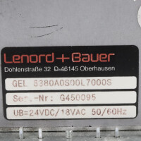 Lenord+Bauer Positioniercontroller GEL 8380A0S00L7000S GEB