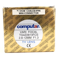 computar CS-Mount Objektiv TG4Z2813FCS OVP