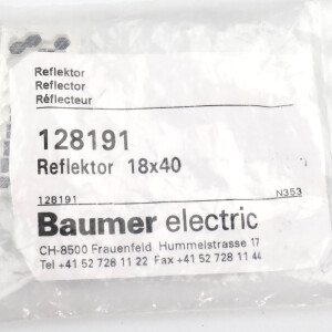Baumer electric Reflektor 128191 OVP