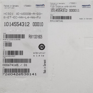 Rexroth Kompaktumrichter HCS01.1E-W0008-A-03-B-ET-EC-NN-L4-NN-FW R911331605 OVP
