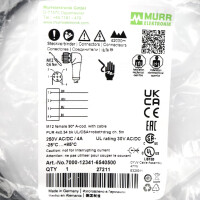 MURR ELEKTRONIK Verbindungskabel M12 Bu. freies Ltg-ende 7000-12341-6540500 OVP