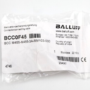 Balluff Schaltschrankdurchführungen BCC0F45 BCC M455-M455-3A-RM103-000 OVP