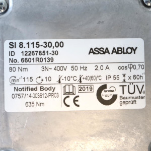 ASSA ABLOY Torantrieb SI 8.115-30,00 12267851-30 NOV