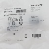 Balluff Steckverbinder BCC08C0 BCC M434-0000-2A-000-43X434-000 (5Stk.) OVP