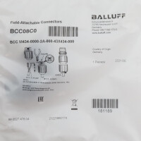 Balluff Steckverbinder BCC08C0 BCC M434-0000-2A-000-43X434-000 (4Stk.) OVP