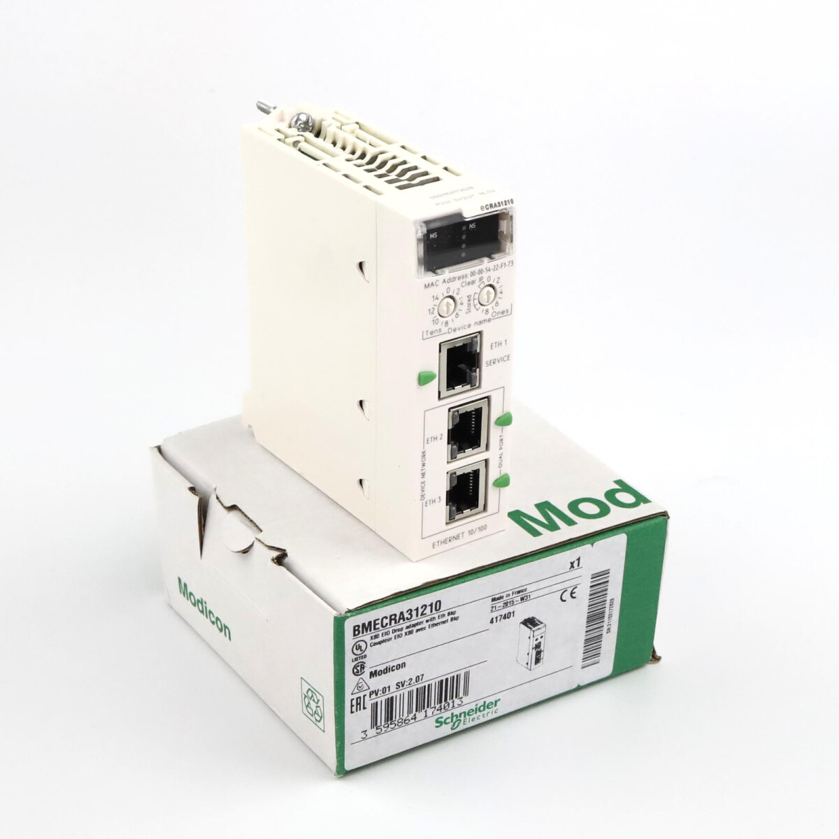 Schneider Electric X80-E-RIO-Kopfadapter BMECRA31210 417401 