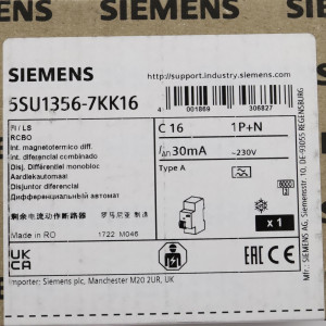 Siemens FI/LS-Schalter 5SU1 356-7KK16 SIE