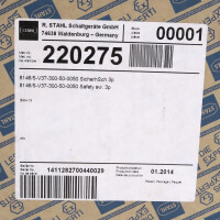 STAHL Sicherheitsschalter 8146/5-V37-300-50-0050 SIE