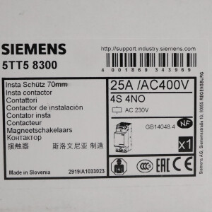 Siemens INSTA-Schütz 5TT5830-0 OVP