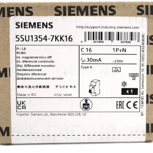 Siemens FI/LS-Schalter 5SU1354-7KK16 OVP