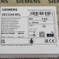 Siemens FI-Schutzschalter 5SV3344-6KL SIE