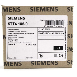 Siemens Fernschalter 5TT4105-0 OVP