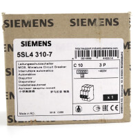 Siemens Leitungsschutzschalter 5SL4310-7 OVP
