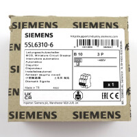 Siemens Leitungsschutzschalter 5SL6310-6 OVP