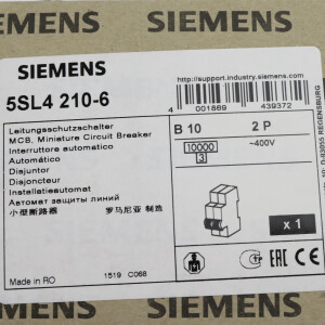 Siemens Leitungsschutzschalter 5SL4210-6 OVP