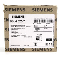 Siemens Leitungsschutzschalter 5SL4325-7 OVP