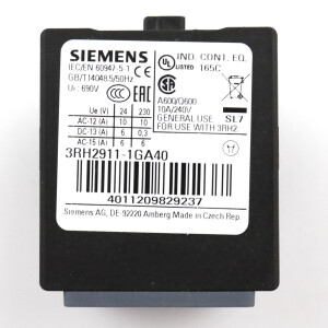 Siemens Hilfsschalterblock 3RH2911-1GA40 NOV