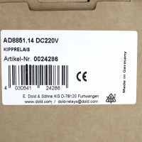 E.Dold & Söhne KG Kipprelais AD8851.14 DC220V 0024286 OVP