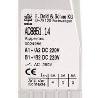 E.Dold & Söhne KG Kipprelais AD8851.14 DC220V 0024286 OVP