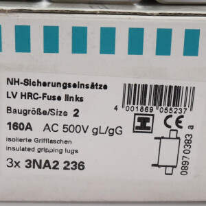 Siemens NH-Sicherungseinsatz 3NA2 236 (3Stk.) OVP