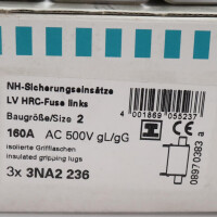 Siemens NH-Sicherungseinsatz 3NA2 236 (3Stk.) OVP