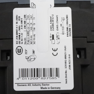 Siemens Schütz 3RT2016-2BB41-0CC0 OVP