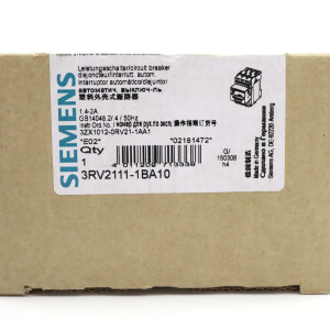 Siemens Leistungsschalter 3RV2111-1BA10 OVP