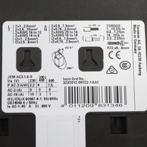 Siemens Schütz 3RT2023-1BB40 OVP