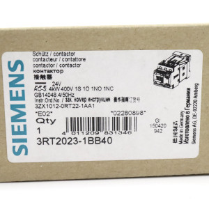 Siemens Schütz 3RT2023-1BB40 OVP