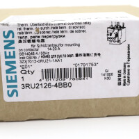 Siemens Überlastrelais 3RU2126-4BB0 OVP