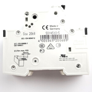 Siemens Leitungsschutzschalter 5SY4510-5 OVP