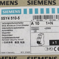 Siemens Leitungsschutzschalter 5SY4510-5 OVP