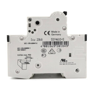 Siemens Leitungsschutzschalter 5SY4610-5 OVP