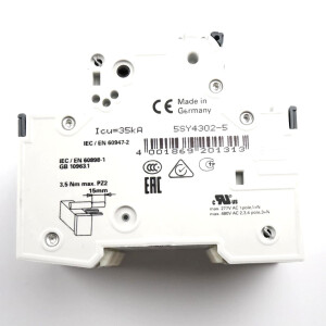 Siemens Leitungsschutzschalter 5SY4302-5 OVP