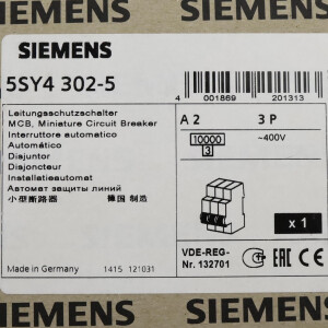 Siemens Leitungsschutzschalter 5SY4302-5 OVP