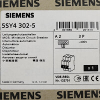 Siemens Leitungsschutzschalter 5SY4302-5 OVP