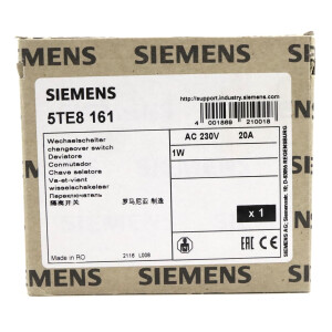 Siemens Wechselschalter 5TE8161 OVP