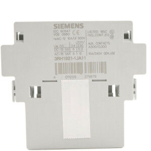 Siemens Hilfsschalter 3RH1921-1JA11 OVP