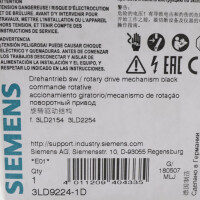 Siemens Drehantrieb 3LD9224-1D (2Stk.) OVP