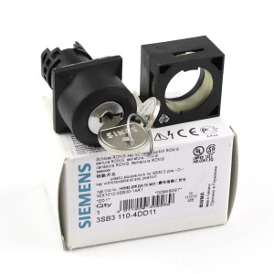 Siemens RONIS Schlüsselschalter 3SB3 110-4DD11 OVP