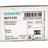 Siemens Stiftsammelschiene 5ST3615 (10Stk.) OVP